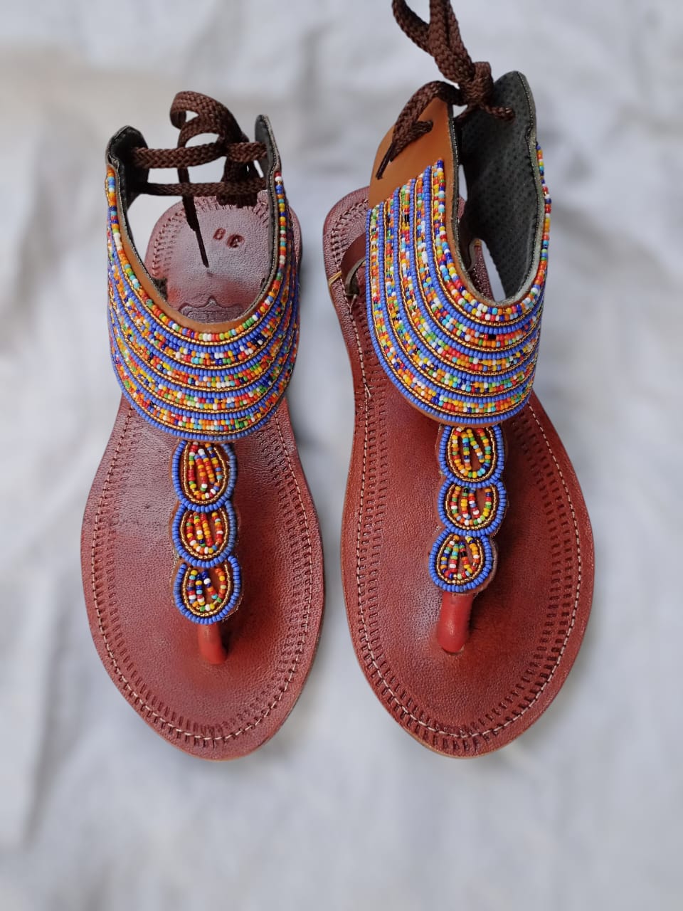 Authentic Maasai Beaded Sandals